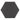 Black 4" Hexagon Matte Porcelain Tile