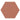 Clay 4" Hexagon Matte Porcelain Tile