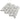 Amalfi White Chevron Matte Porcelain Mosaic Tile - Aloft Tiles