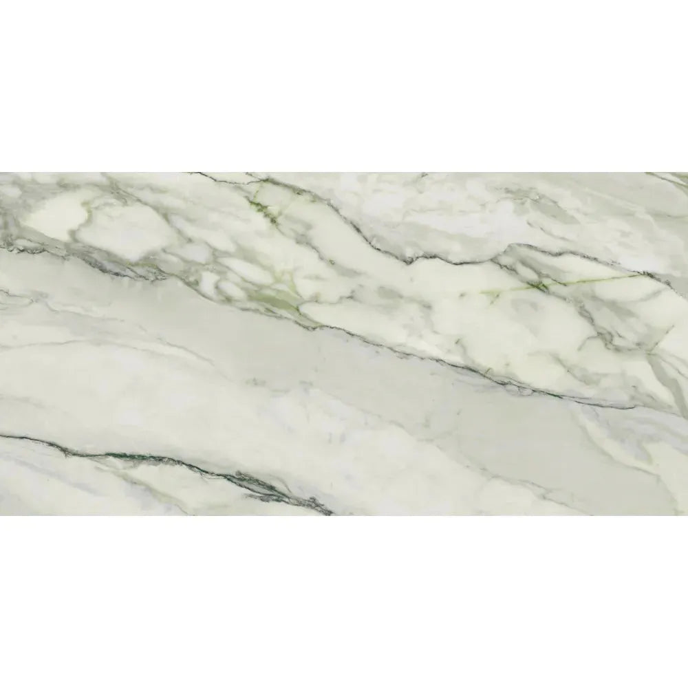 Calacatta Green Marble Look 24x48 Matte Porcelain Tile