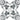 Moroccan Casabalanca Black Cross 5x5 Matte Ceramic Tile
