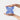 Moroccan Blue Cross 5x5 Matte Ceramic Tile - Aloft Tiles