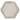 White 10" Hexagon Matte Wood Look Porcelain Tile
