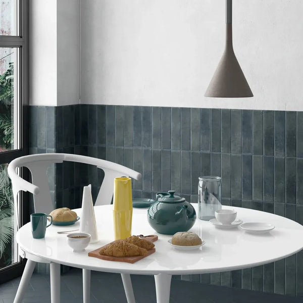 Glacier 2.25x10 Matte Porcelain Subway Tile | Aloft Tiles