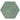 Green 9" Hexagon Matte Porcelain Tile