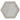 Silver 10" Hexagon Matte Wood Look Porcelain Tile